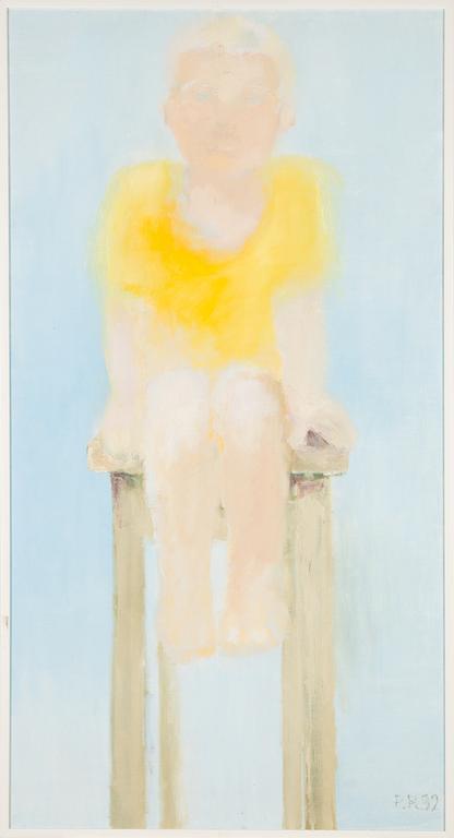 Piret Rohusaar, oil on canvas, signed and dated -92.