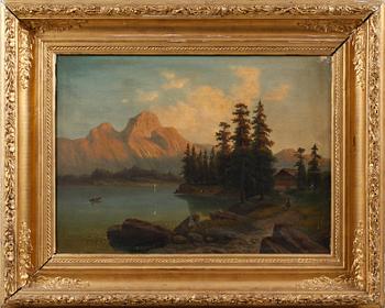 OIDENTIFIERAD KONSTNÄR, olja på duk, signerad W. Brandus, slutet av 1800-talet.