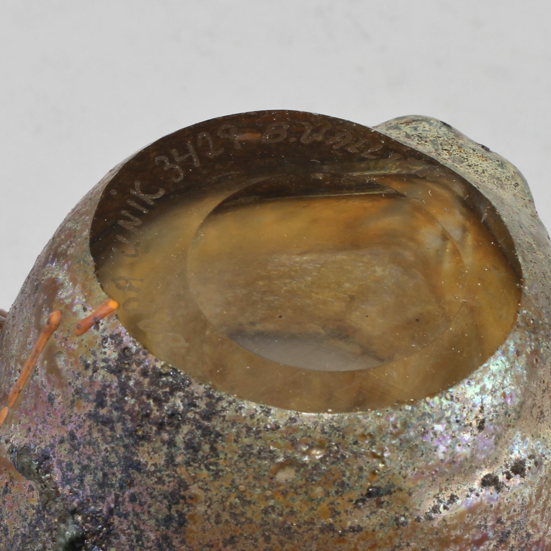 VAS, glas, Bertil Vallien, Boda, Unik, signerad, sent 1900-tal.