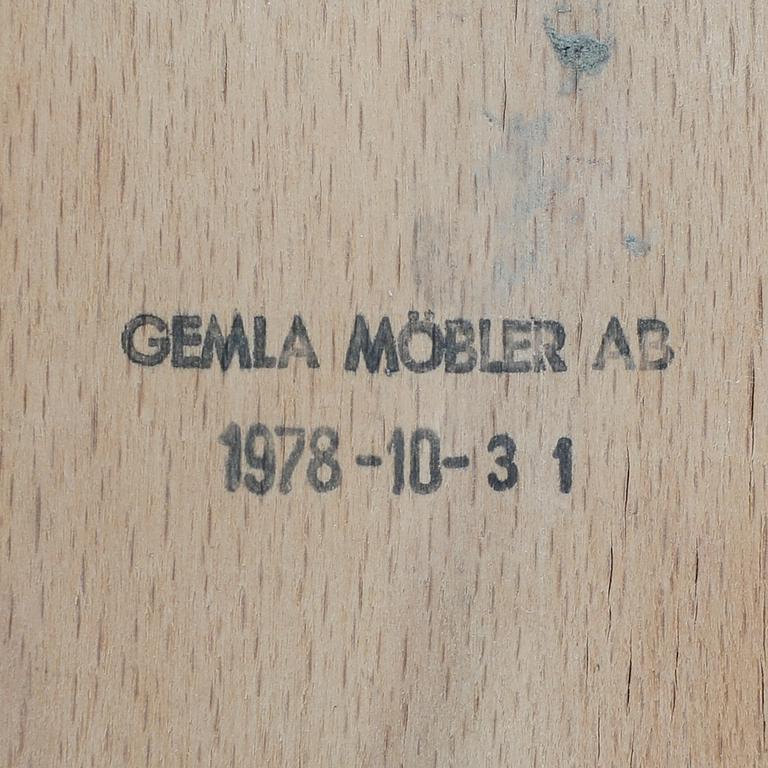 Stolar 7 st "Wien" Gemla 1970-tal.