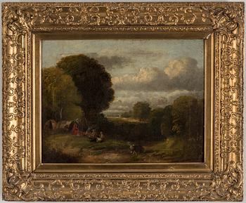 GEORGE MORLAND, in the manner of, oil on canvas, unsigned.