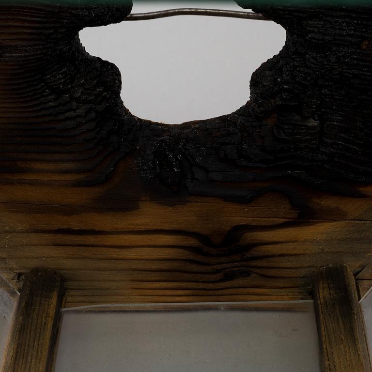 a wooden lantern, 19th century.