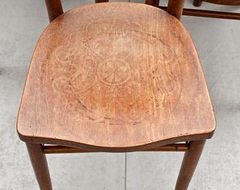 STOLAR, 6 st, Thonet, 1900-talets första hälft.