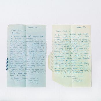 BÉLA BÁRTOK (1881-1945), elva egenhändigt skrivna och signerade brev och brevkort. I huvudsak daterade Budapest 1930-38.