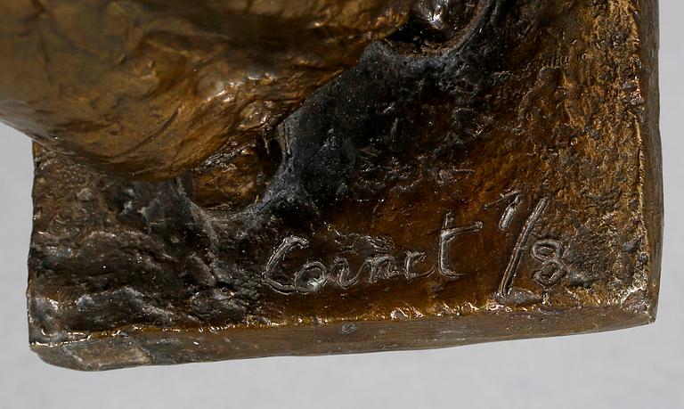 PAUL CORNET, bronsskulptur, signerad, med gjutarstämpel C. Valsuani.