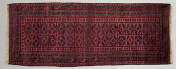 GALLERIMATTA, semiantik, Belutch, ca 324 x 126 cm.