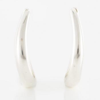 A pair of earrings, sterling silver, by Georg Jensen.