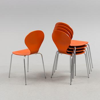 ERIK OLE JORGENSEN, stolar, 5 st, "Rondo", Danerka, 2000-tal.