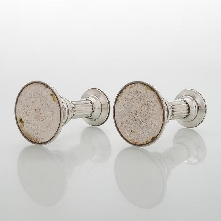 A pair of silver candlesticks, Kultateollisuus Turku 1994.