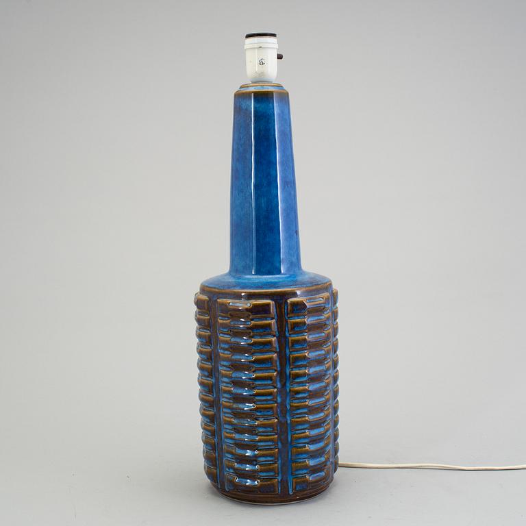 A Søholm stentøj stoneware table lamp, Bornholm, Denmark 1970's.