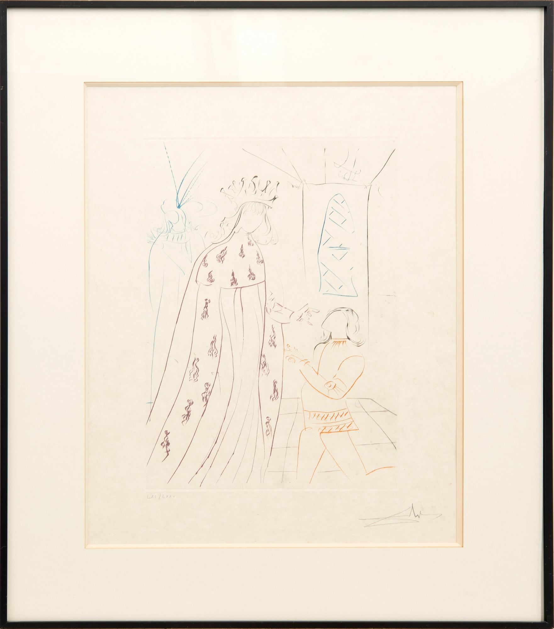 Salvador Dalí, "The Dubbing of Lancelot" from "The Quest for the Grail".