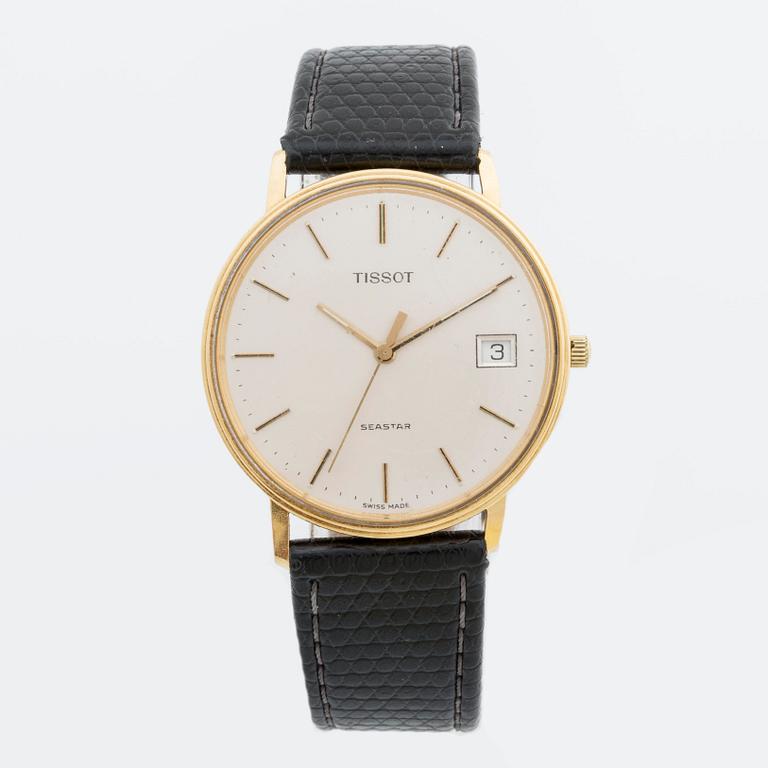 TISSOT, wristwatch, 32 mm, 18K gold.