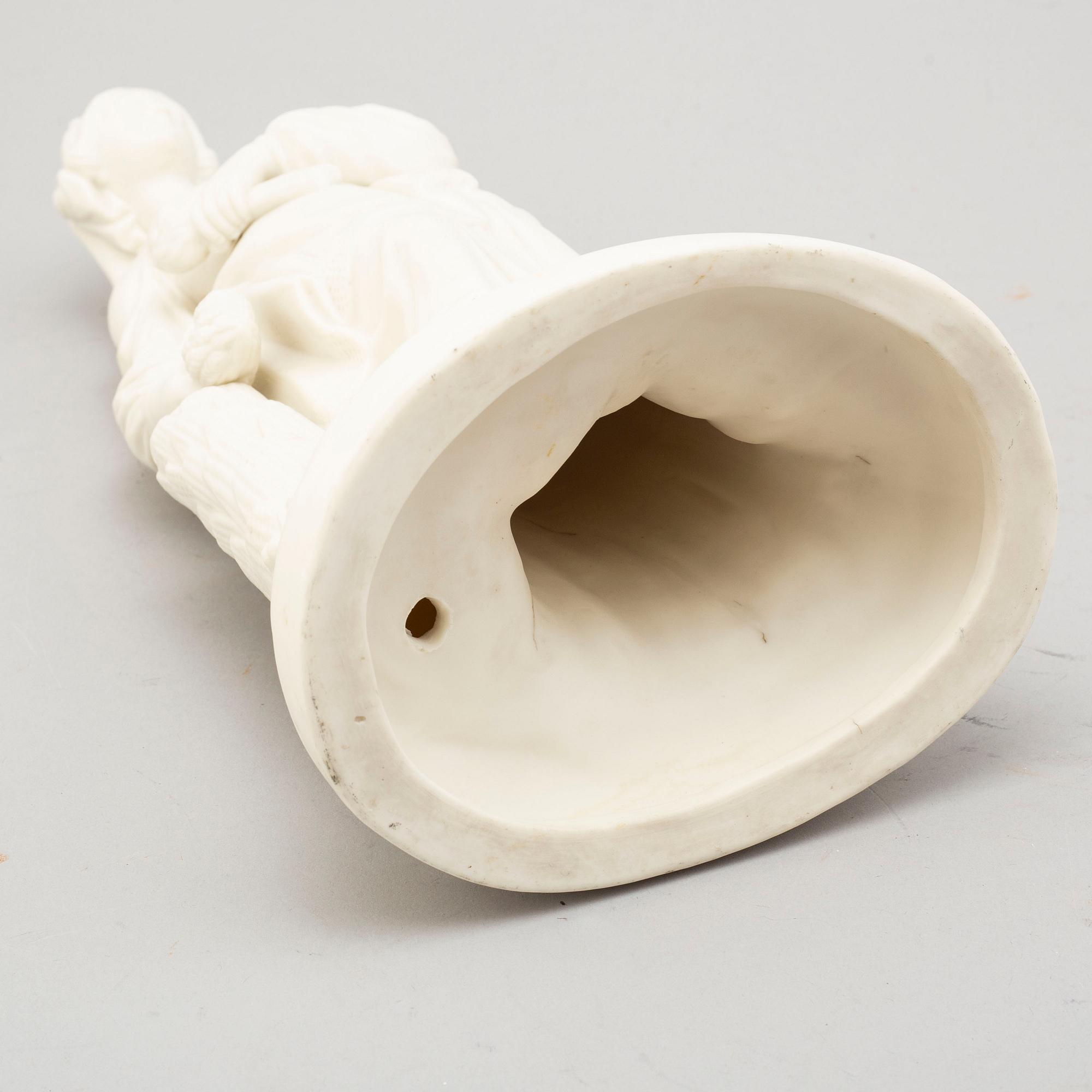 A late 19th century parian 'Ruth' sculpture.