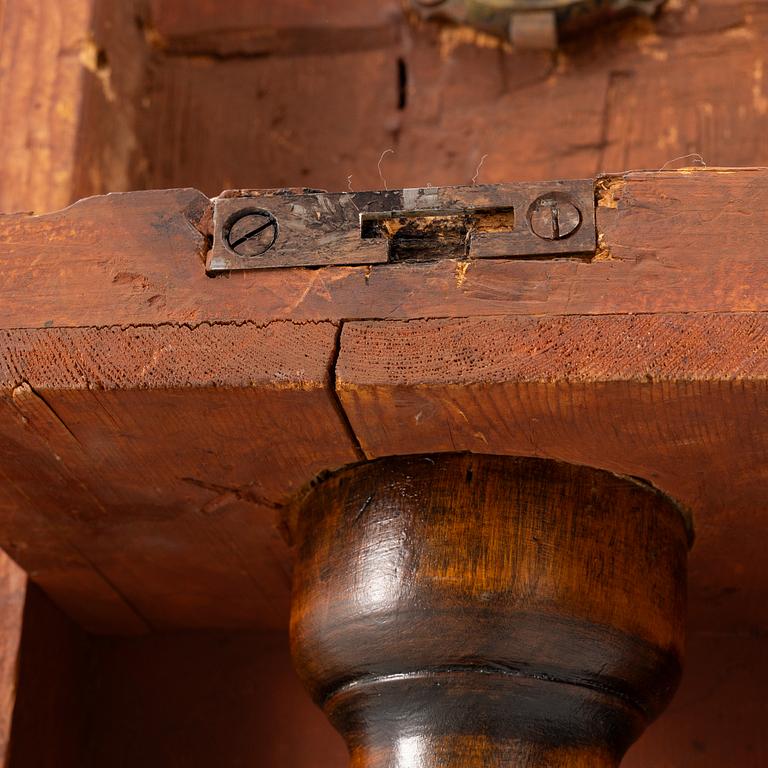 Fällbord, omkring år 1800.