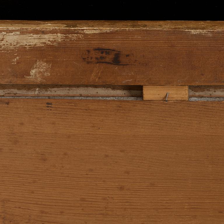 SPEGEL, av Nils Meunier (spegelmakare i Stockholm 1754-97). Gustaviansk.