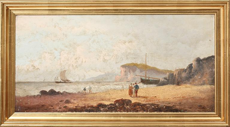 OKÄND KONSTNÄR, olja på duk, otydl sign.