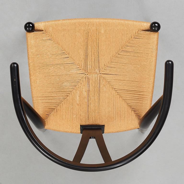 HANS J WEGNER, a "Wishbone Chair","CH24", for Carl Hansen & Søn, Denmark.