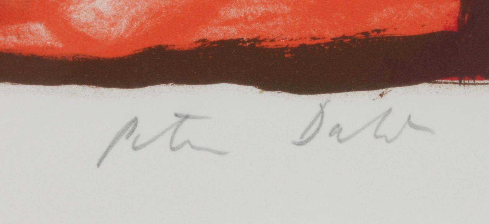 PETER DAHL, färglitografi, sign, PT.
