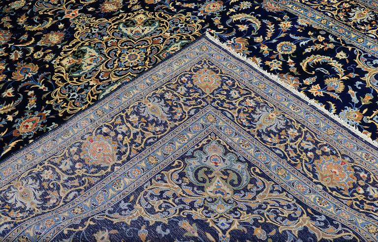 A CARPET, Kashan, around 412 x 292 cm.