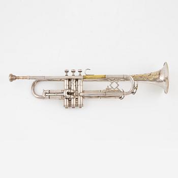 Trumpet, "King Silver Tone". H N White Co. Cleveland.
