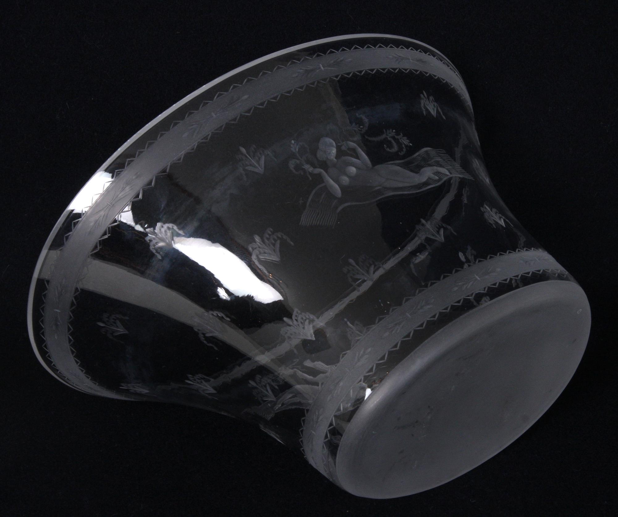 SKÅL, glas, Edward Hald.