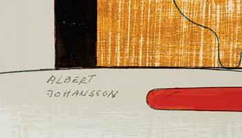 Albert Johansson, oil on panel, signed.