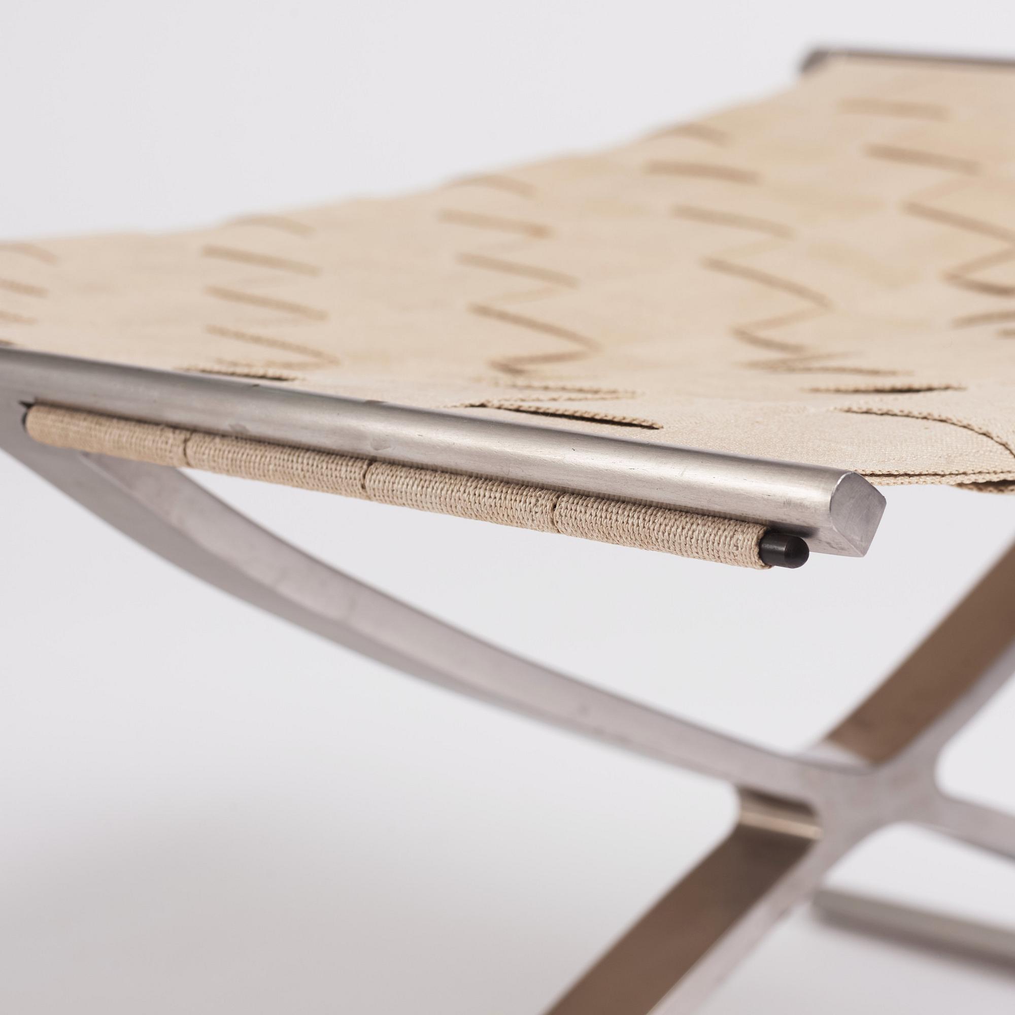 Preben Fabricius & Jørgen Kastholm, taburett, modell "4391", Bo-Ex, Danmark, tidigt 1960-tal.