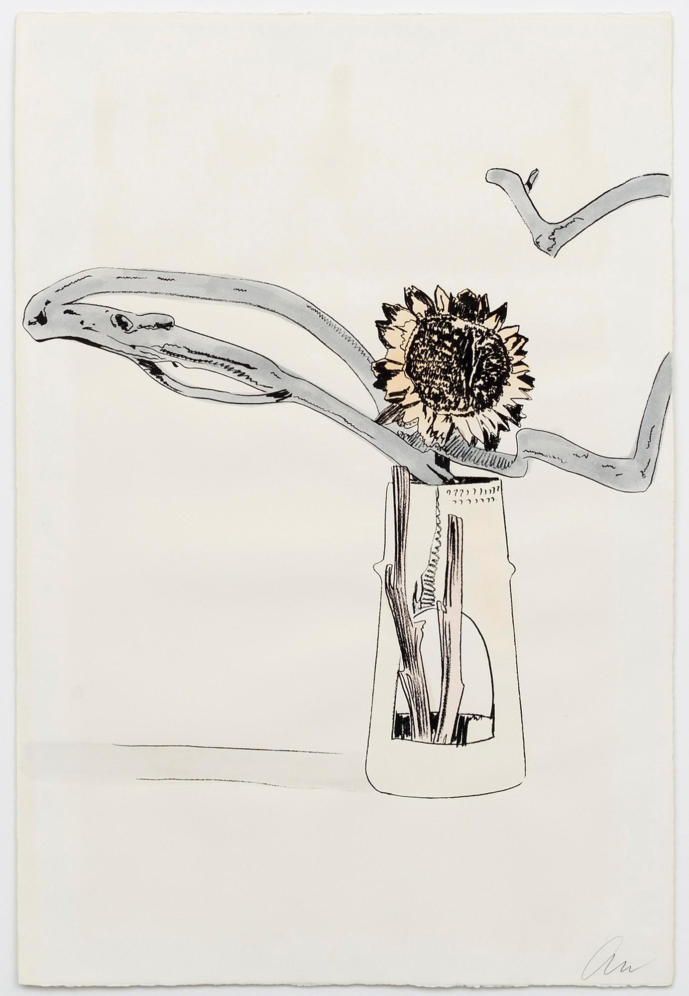 ANDY WARHOL, 'Flowers (Hand-Colored) 112', screenprint, handkolorerat, signerat -74, 110/250.