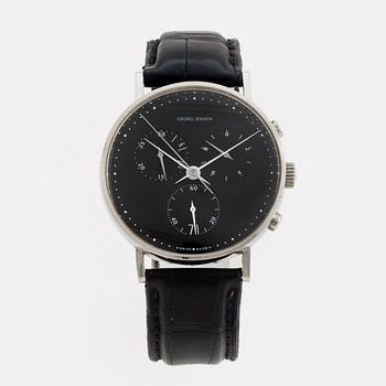 GEORG JENSEN, design Henning Koppel, chronograph, wristwatch, 38 mm,