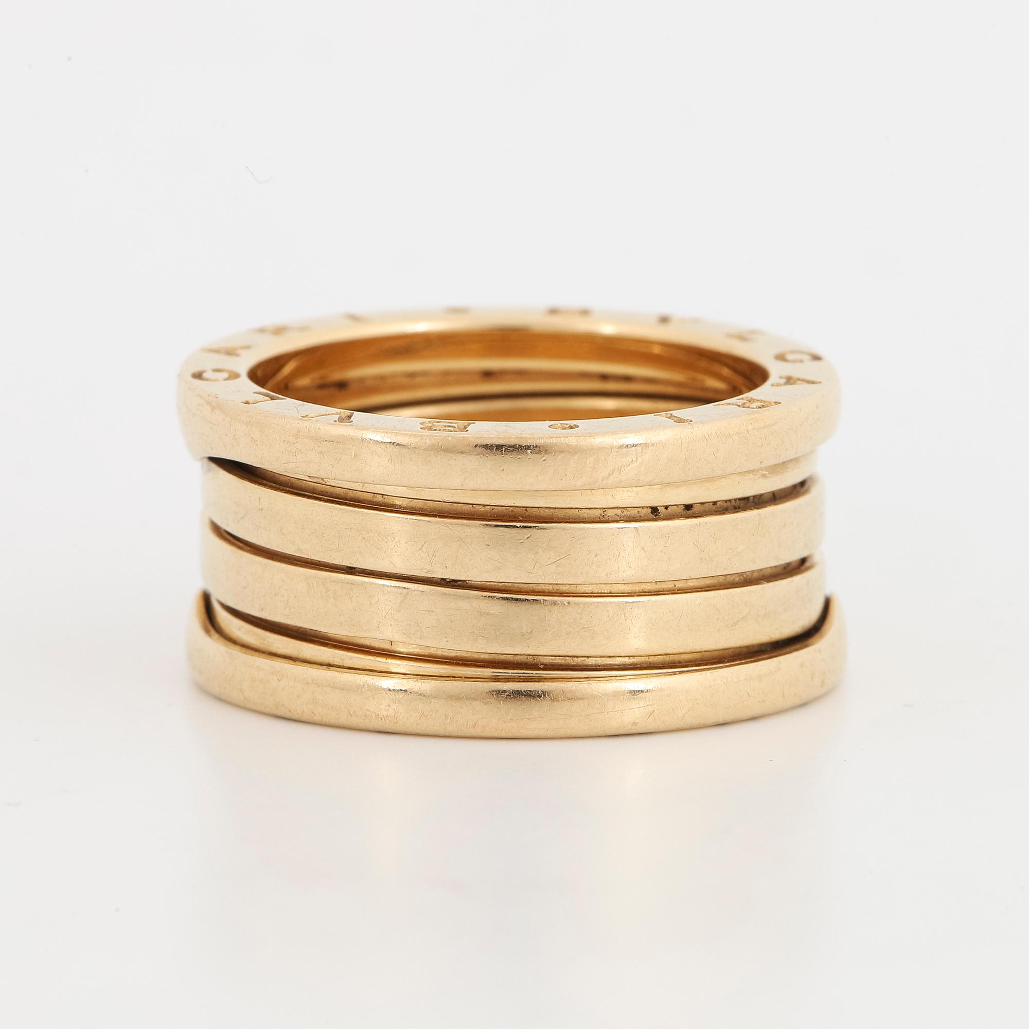 BULGARI, B.zero1 18K gold ring.