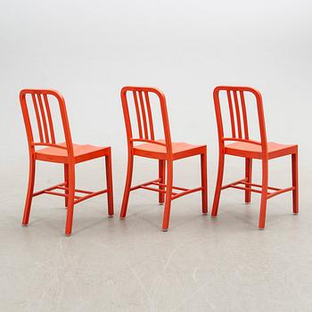 Chairs, 6 pcs, "111 Navy Chair", Emeco & Coca-Cola. USA 21st century.