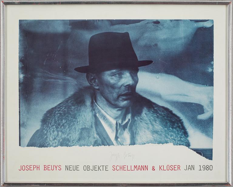 JOSEPH BEUYS, utställningsaffisch, signerad.