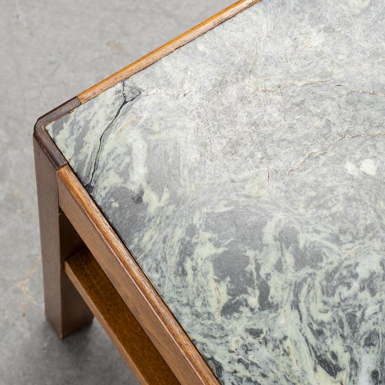 A marble top Swedish Modern coffee table, 1940's/50's.