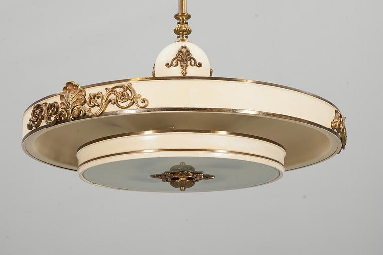 TAKLAMPA, art-deco, 1940/50-tal.