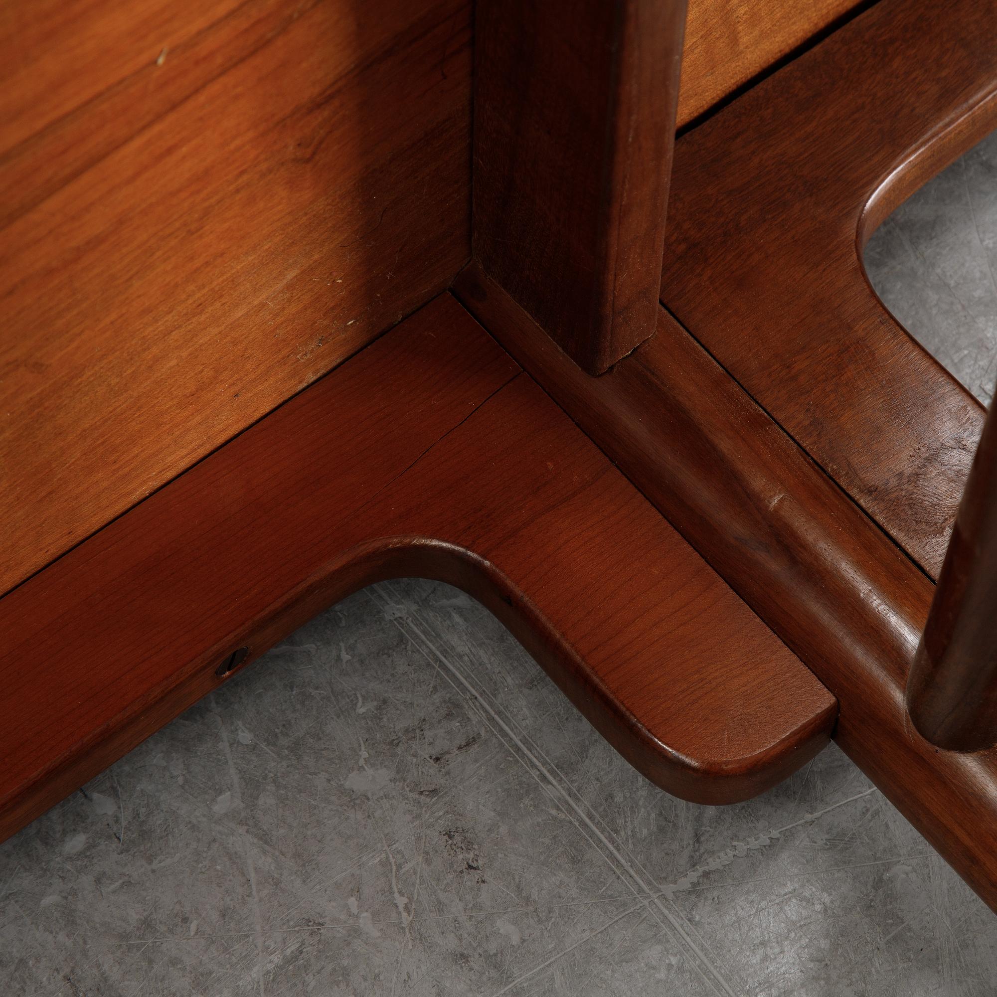 A mid-century table, possibly Danmark.