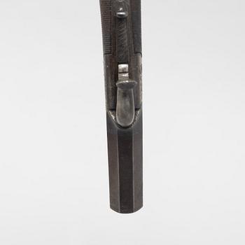 Percussion pistol, British, mid-19th century.