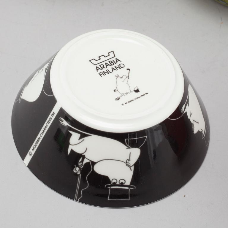 MUMINSKÅLAR, 12 stycken, porslin, Moomin Characters, Arabia, 2000-tal.