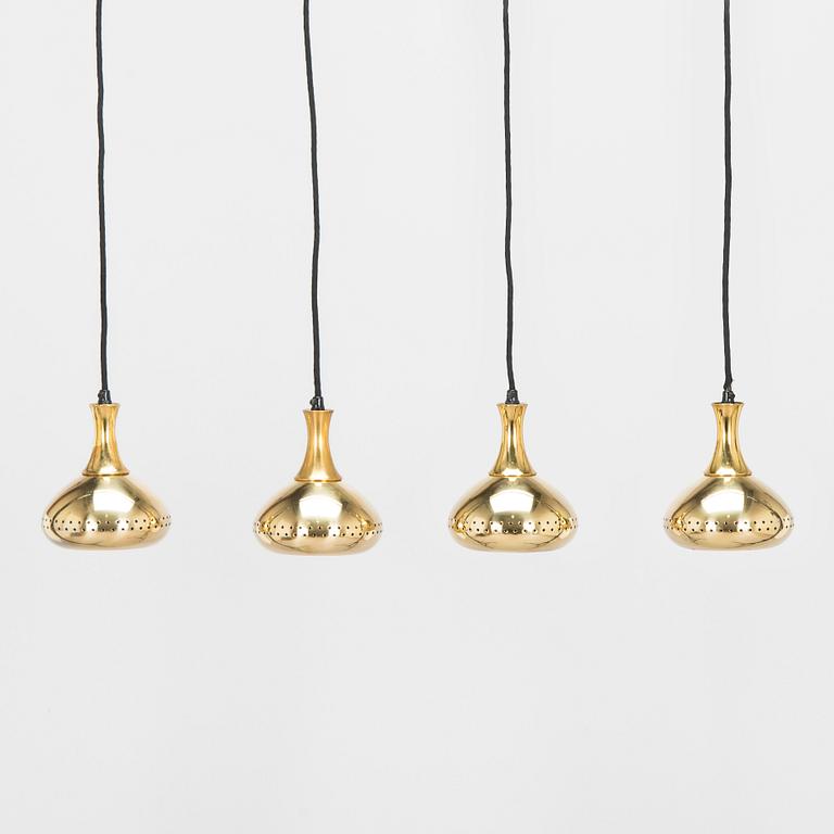 Hans-Agne Jakobsson, four pendant lamps, Markaryd, late 20th century.