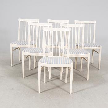 Carl Malmsten, matbord samt stolar 6 st "Herrgården" Bodafors senare delen av 1900-talet.