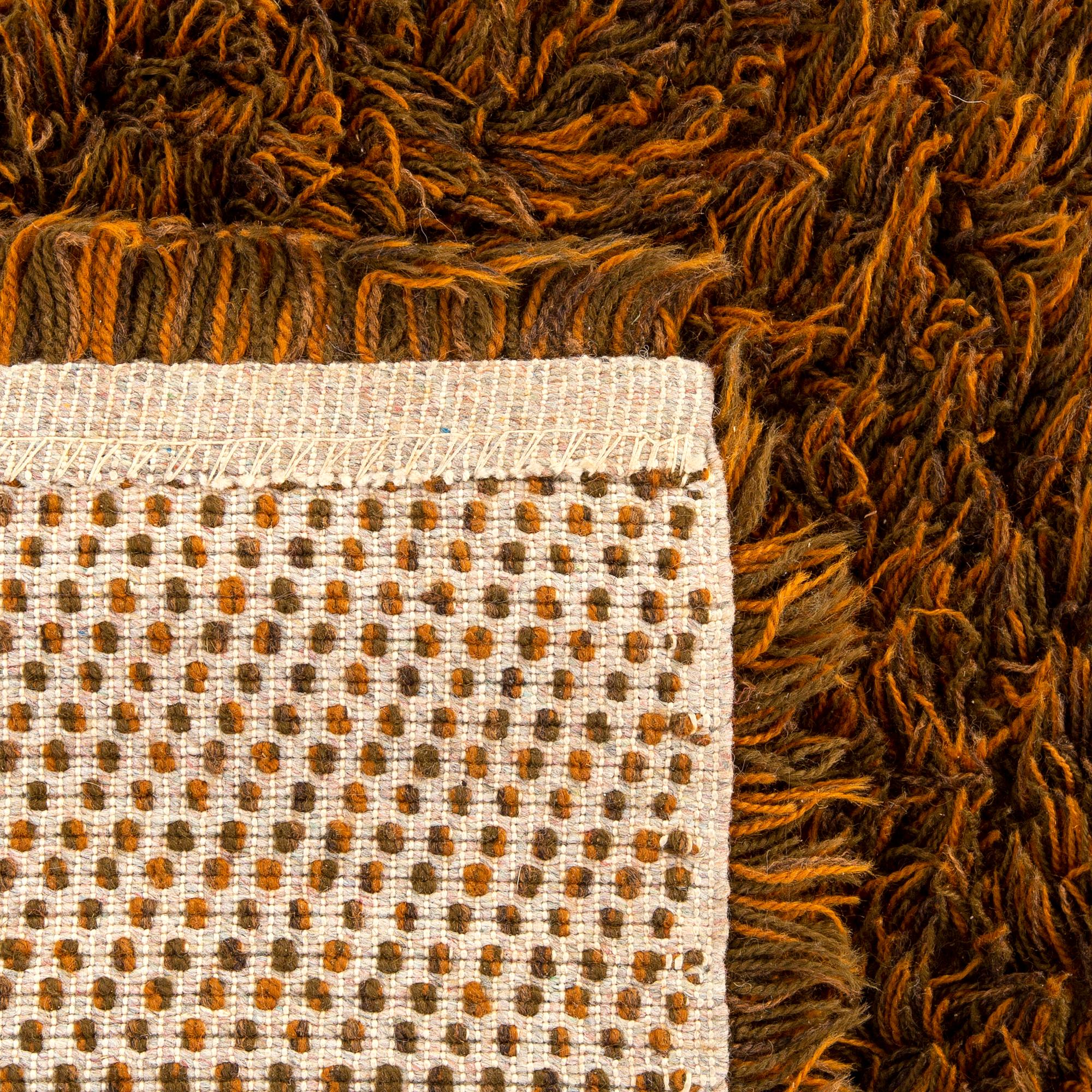 MATTA, maskinvävd rya, "Blekinge", Svängsta Mattväveri, ca 300 x 200 cm.