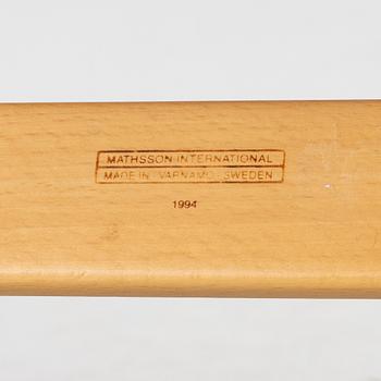 Bruno Mathsson, Armchair, 'Mina', Mathsson International, 1994.