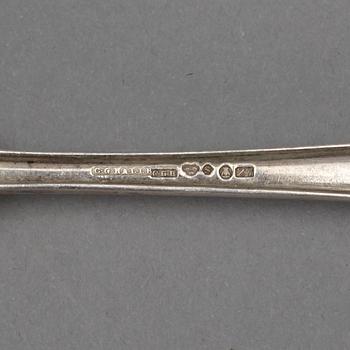 PARTI SILVER, 16 delar, bl.a CG Hallberg Stockholm 1936, vikt ca 403 gram.