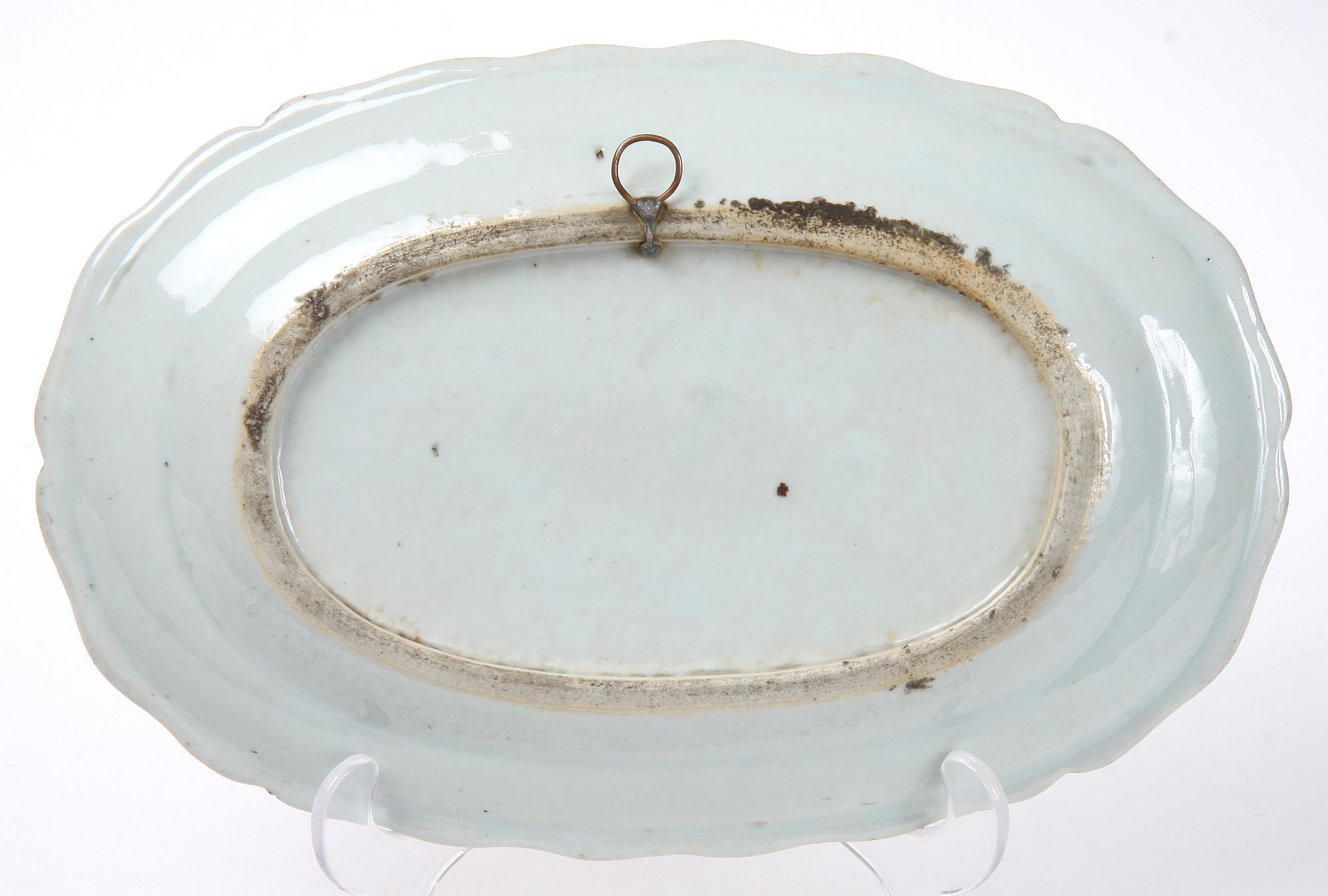 STEKFAT, porslin, Kina, 1700-tal.