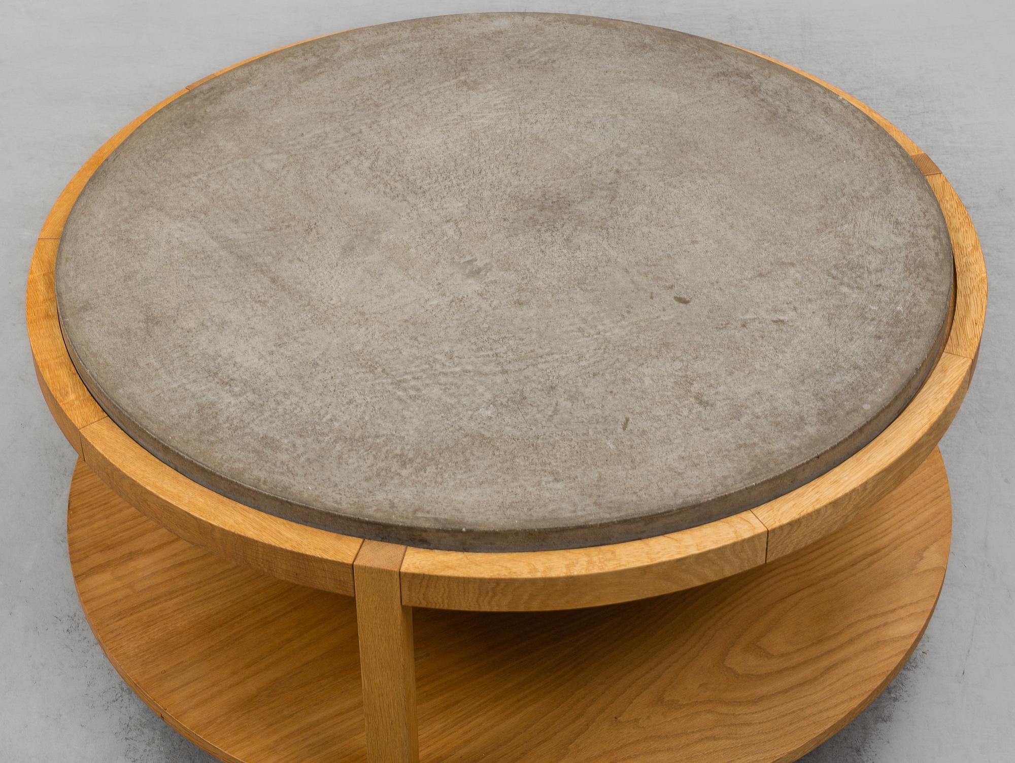 ANIKA REUTERSWÄRD, a 'Bas 2' oak coffee table from Fogia Collection.