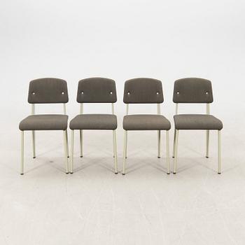 Jean Prouvé, chairs 4 pcs "Standard office" Vitra 2014.