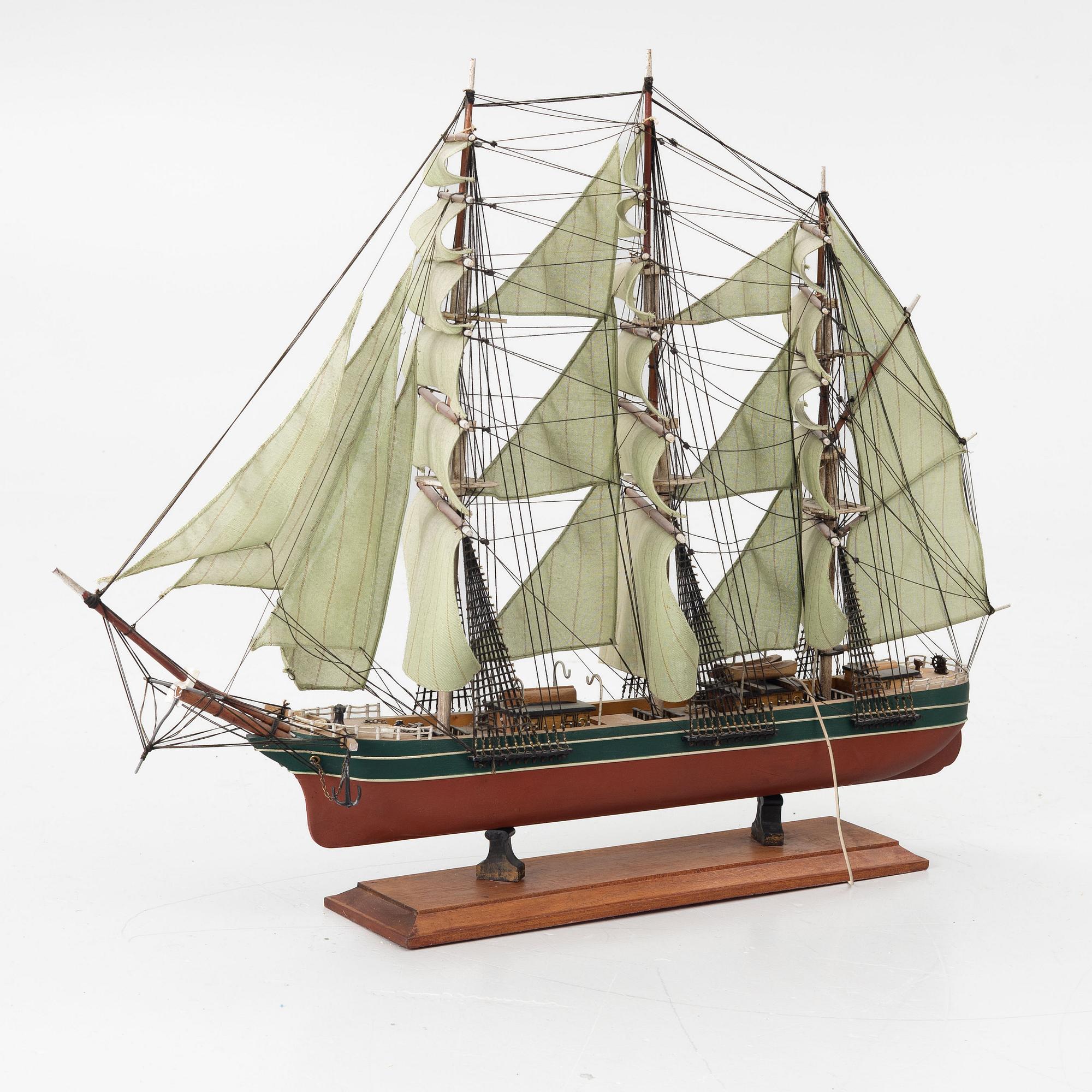 Ship model. 20th century.