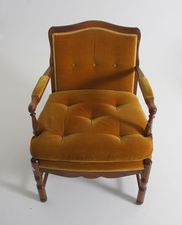 FÅTÖLJER, ett par.