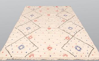 A Moroccan carpet, 288 x 175 cm.