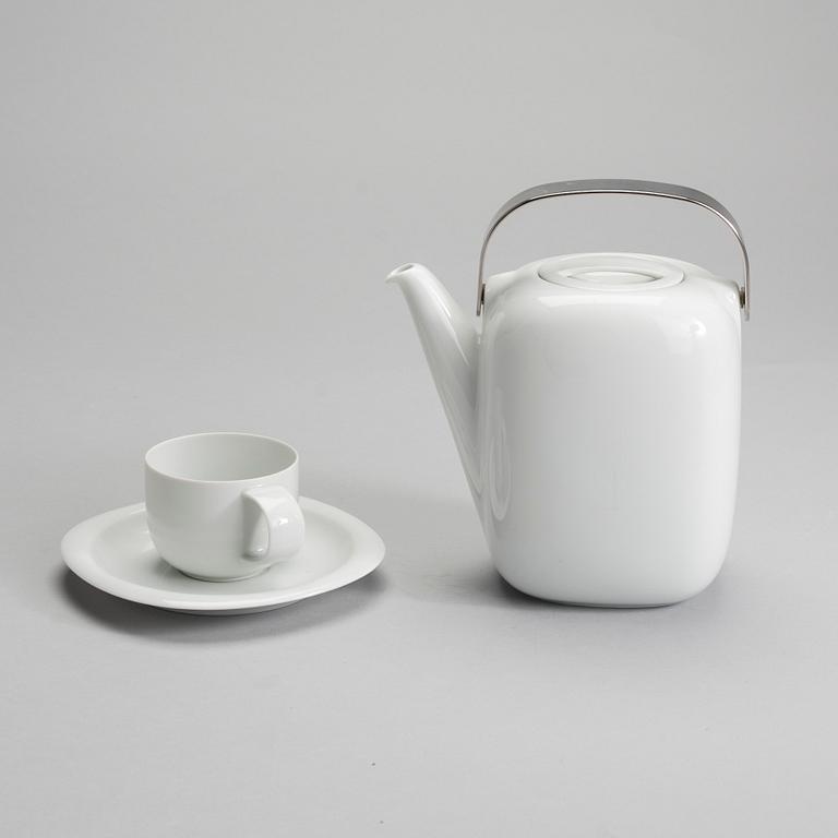 KAFFESERVIS, porslin, 7 delar, "Suomi" Timo Sarpeneva, Rosenthal Studio-linie.