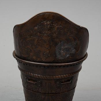 PARAPLYSTÄLL, koppar, 1800-tal.